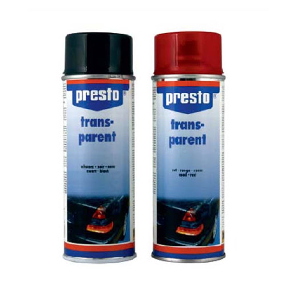 PRESTO FAR STOP TRANSPARAN BOYASI (400ml) KIRMIZI