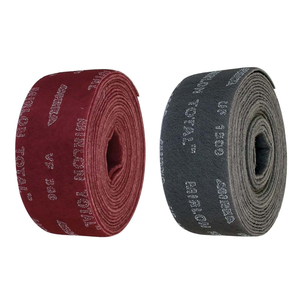 MIRKA Mirlon Total 115x10m VF Rulo (Gri) Keçe Zımpara