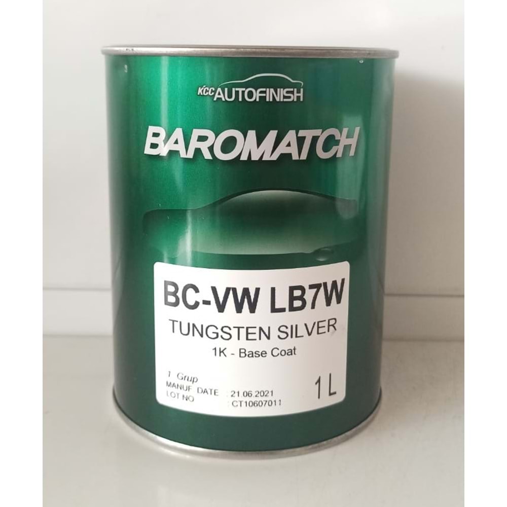 KCC BAZKAT BOYA VOLKSWAGEN LB7W TUNGSTEN SILVER 1LT