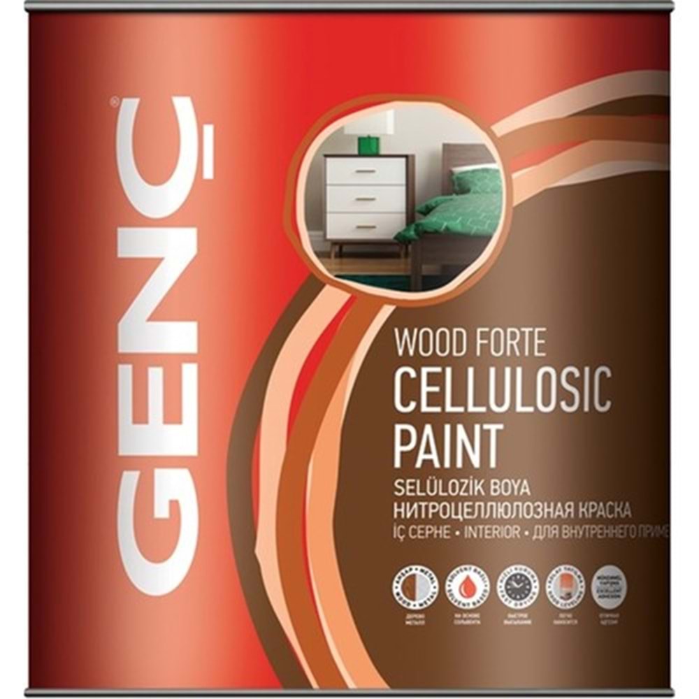 GENÇ SELÜLOZİK BOYA BEYAZ 0,75LT
