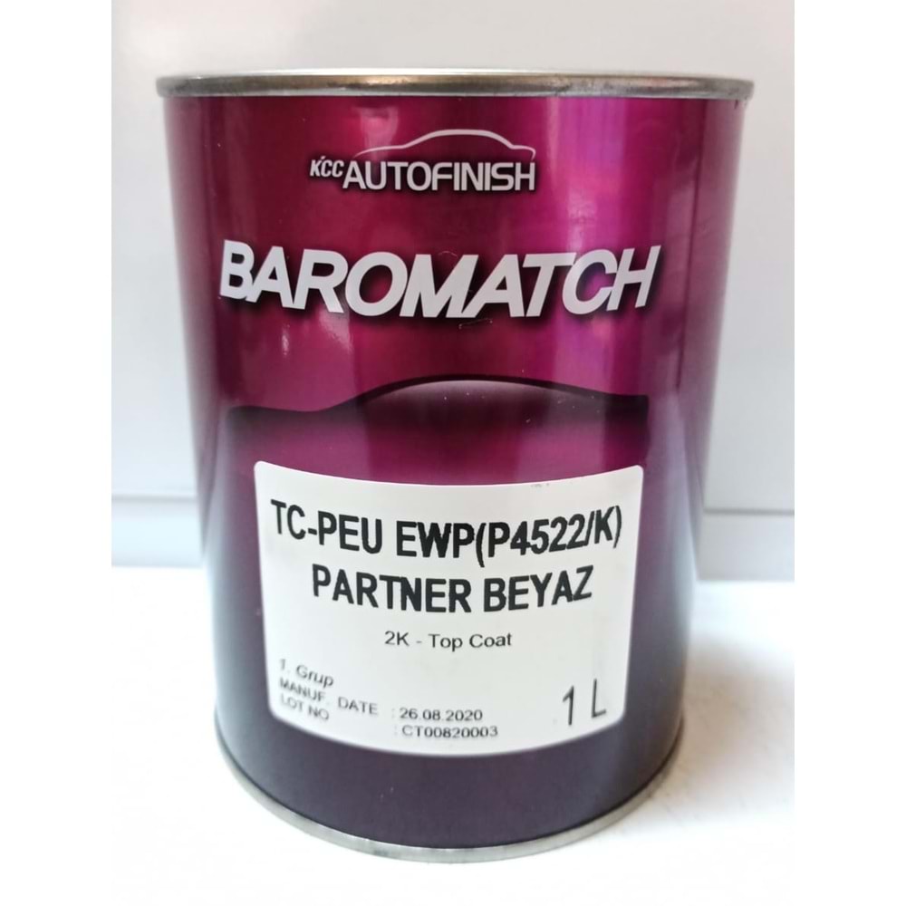 KCC AKRİLİK BOYA PEUGEOT EWP/K 1LT (S)