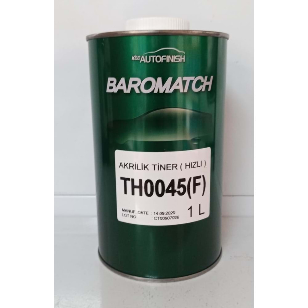 KCC AKRİLİK TİNER 1LT (F) HIZLI