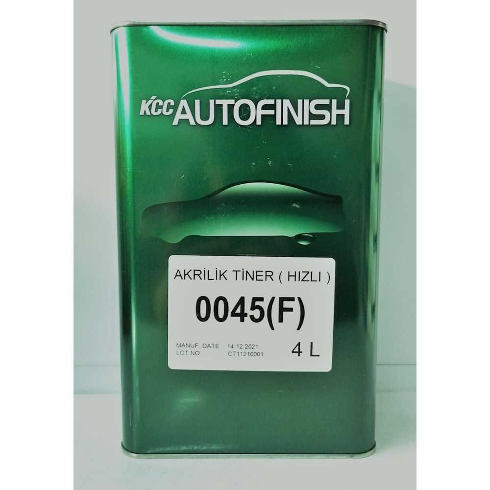 KCC AKRİLİK TİNER 4LT (F) HIZLI