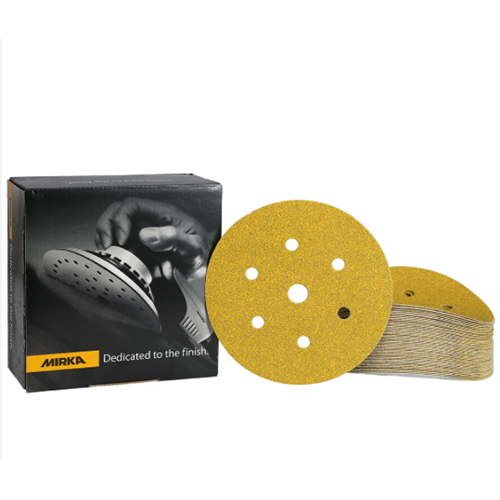 MIRKA GOLD 150mm (7 Delik) DAİRE ZIMPARA P120