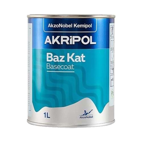 AKZONOBEL KEMİPOL BAZKAT BOYA TOYOTA 199 ALPİNE SİLVER 1LT