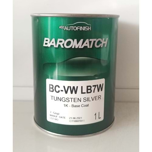 KCC BAZKAT BOYA VOLKSWAGEN LB7W TUNGSTEN SILVER 1LT