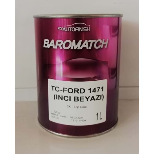 KCC AKRİLİK BOYA FORD 1471 İNCİ BEYAZI 1LT